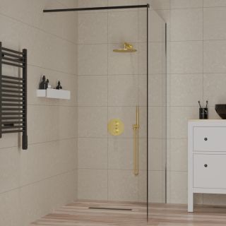 Кронштейн для верхнего душа Paini 50PJ745TT35 35см матовое золото